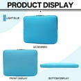 thumbnail image 3 of GJX Laptop Sleeve Scratch Resistant Laptop Sleeve 15.6 Inch Impact Absorbing 15.7 Laptop Sleeve Light Blue, 3 of 5