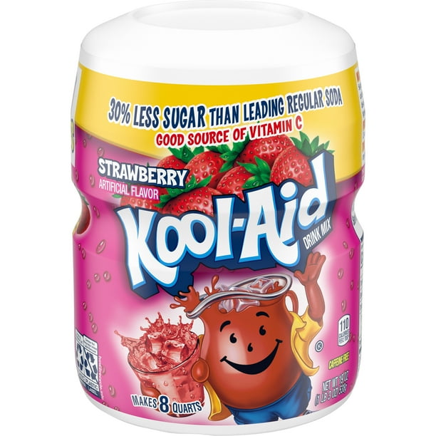 KoolAid Sweetened Strawberry Powdered Drink Mix