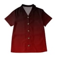 thumbnail image 5 of Women's Summer Short Sleeve Crewneck T-Shirt Tops Blouses Tees Loose Fit Casual Daily Wear Solid Color Soft Breathable Fashion Essential Gift for Women | CSEONE,Wine XL, 5 of 8