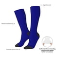 thumbnail image 5 of Picia Women Crew Soft Moisture-wicking Socks Navy Pattern Design Cotton Socks, One Size fit All, 5 of 9