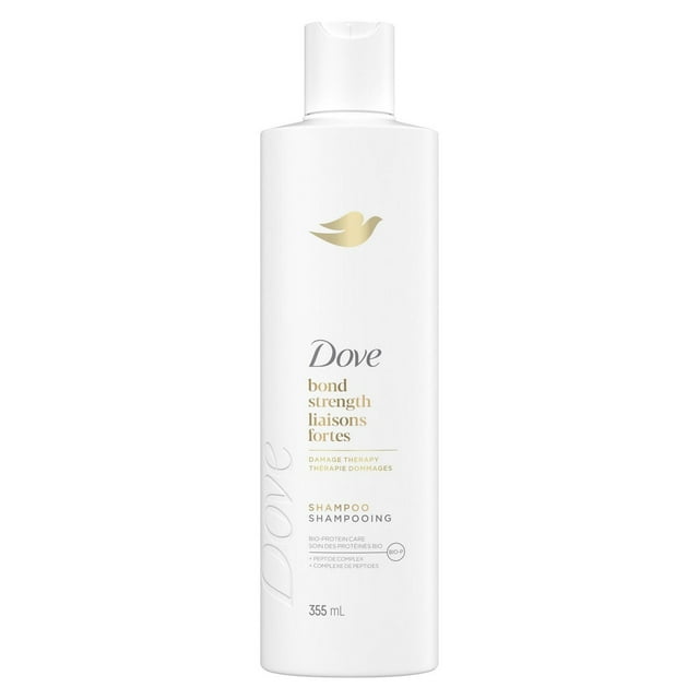 Dove Bond Strength Shampoo for Chemically Treated Hair, with Liquid Bio-Protein Care technology, 355mL