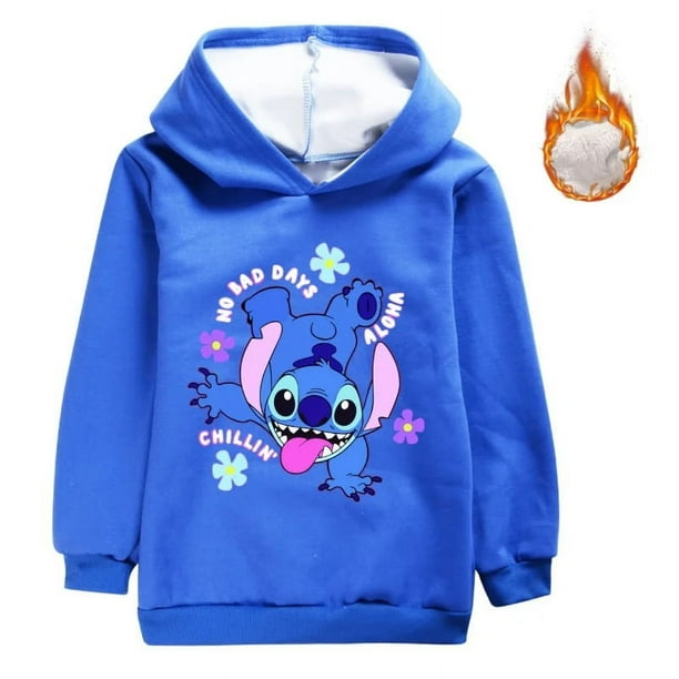 Nueva sudadera con capucha de Disney para ninos sudaderas con capucha acolchadas calidas de otono e invierno bonitas camisetas con patron de punto de figura de Anime regalo para nino y nina