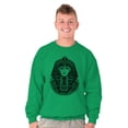 thumbnail image 5 of Ancient Egyptian Pyramid Pharaoh Sweatshirt for Men or Women Brisco Brands M, 5 of 6