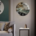 thumbnail image 4 of Reloj de pared de acrílico de 12 ", sin tictac, para sala de , pasillo, , , movimiento arrido, decoración decorativa B BLESIY Reloj de pared colgante, 4 of 7