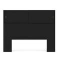 thumbnail image 2 of Polifurniture Victoria Full Size Wood Storage Headboard, Black, 2 of 10
