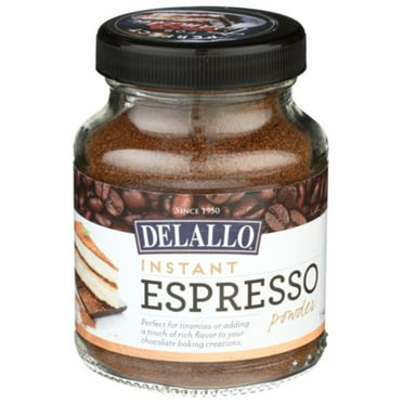 2X - Delallo Instant Espresso Powder 1.94 oz