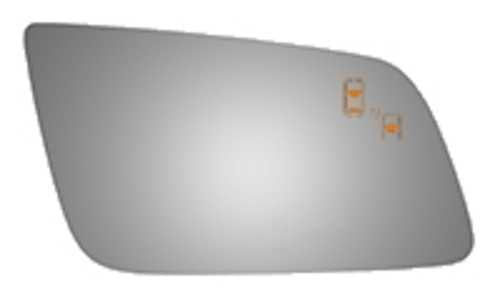 Burco Side View Mirror Replacement Glass - Clear Glass - 5615BC