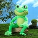 thumbnail image 4 of Peluche HyDren con forma de rana verde de 28 pulgadas, suaves y lindas patas largas, 4 of 6