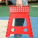 thumbnail image 2 of Taburete Plegable De Plástico Dot Silla Pequeña Taburete De Masaje Portátil Avanzado 29x22x39cmRojo ANGGREK Otros, 2 of 8