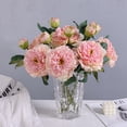 thumbnail image 3 of 5pcs Peony Rose Flowers Bundle Decoration.Artificial Korean Style Small Handle Bundle Rose Imitation Flowers for Home Wedding Rose Flower, 3 of 7