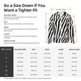 thumbnail image 5 of Kdxio Zebra Print Women Men Sun Protection UPF 50+ Jackets Zip Up Long Sleeve Hoodie Hiking Lightweight with Pockets, 5 of 7