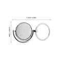 thumbnail image 2 of Hytrove 5Ud Llaveros Metálicos Redondos Sublimación Con Rotación 360 Grados Para Por Transferencia Térmica, 2 of 7