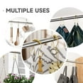 thumbnail image 6 of Gold Shower Curtain Hooks, AmazerBath Metal Shower Curtain Hooks Shower Curtain Rings Rust Proof Balanced Smooth Glide Double Shower Curtain Hooks, Shower Hooks for Shower Curtain 12 Pcs, 6 of 6
