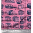 thumbnail image 1 of Soimoi Silk Fabric Grains & Fish Food Printed Craft Fabric by The Yard 42 Inch Wide, 1 of 1