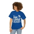 thumbnail image 3 of This Girl Loves Rugby Funny T-Shirt, 3 of 4