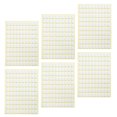 thumbnail image 4 of SHISUYAN 6 Sheets Nail Stand Stickers Double-sided Nail Stickers False Nails Form Stickers Nail Tips Stickers, 4 of 9