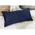 thumbnail image 2 of Aiking Home 12x24 inches Luxury Faux Suede Decorative Lumbar Pillow Cover - Navy, 2 of 4