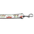 thumbnail image 4 of Christmas Pet Dog  Cat Nylon Collar or Leash, "Stashing Through The Snow", 4 of 4