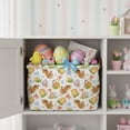 thumbnail image 6 of BOOHIT Large Easter Basket for Kids Canvas Teen Empty Gift Storage Bin Decor(Colorful 4), 6 of 7