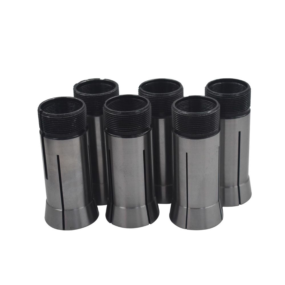 6-Piece 5C Collet Set For CNC & Lathe - 1/2", 1/4", 3/4", 3/8", 5/8", 5/16" Sizes