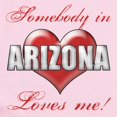 thumbnail image 2 of CafePress - Somebody In Arizona Loves Me Body Suit - Baby Light Bodysuit, Size Newborn - 24 Months, 2 of 4