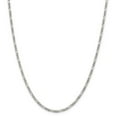 thumbnail image 4 of Figaro Chain Necklace in .925 Sterling Silver, 4 of 5