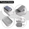 thumbnail image 3 of Dispensador de jabón para platos 2 en 1 con soporte de esponja para cocina Organizador de fregadero, 3 of 11
