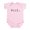 Petal Pink, variant on CafePress - Word. Infant Bodysuit - Baby Light Bodysuit, Size Newborn - 24 Months