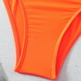 thumbnail image 5 of Sakmal Bathing Suits for Women Plus Size Orange One Piece Swimsuits Cutout High Cut Swimsuits for Women, 5 of 8