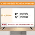 thumbnail image 3 of TV Stand Legs for Onn Smart Tv - Only 42" 50" 100068372 100007147 with Screws, Please Check Models Before Purchase, 3 of 6