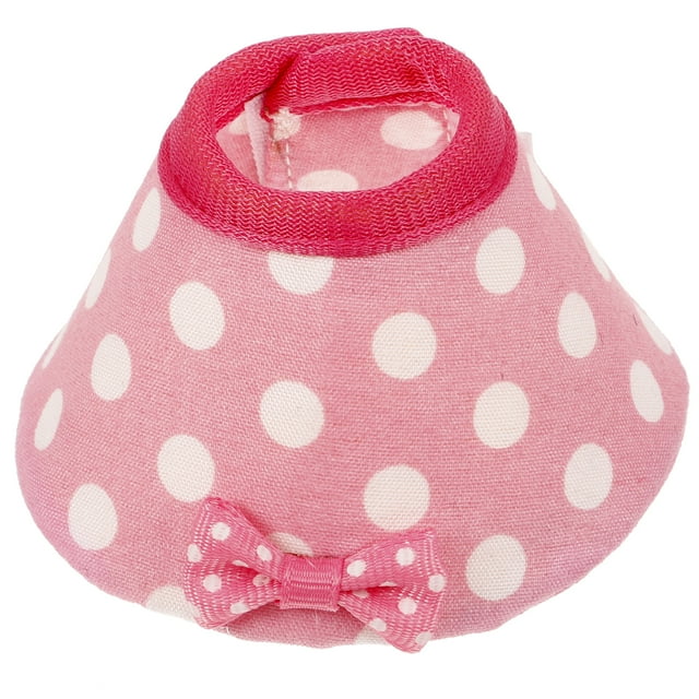 Shisuyan Parrot Neck Protector Cone Collar Pink Cloth 1Pcs 6.7x3.5x0.2in