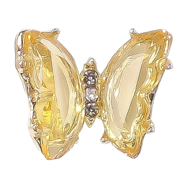Uñas postizas a presión, regalos para mujeres, joyería de aleación de circonita, decoración tridimensional para uñas, 12 colores