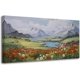 thumbnail image 1 of Pintura decorativa para paredes de Ajion, que representa paisajes naturales en las montañas, ideal para decorar paredes en oficinas, hogares, restaurantes y pasillos., 1 of 6
