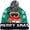 Merry Xmas Pug, variant on Christmas Themed Light Up Beanie With LED Lights (Let It Snow)