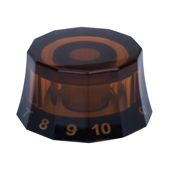 Perillas de guitarra, perilla de potenciómetro, perilla de bajo, perillas de cilindro de guitarra eléctrica para pieza de repuesto de instrumentos mus Marrón claro Sunnimix Perilla del potenciómetro