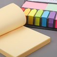 thumbnail image 2 of Sticky Notes diferentes tamaños y colores - Mini notas adhesivas reposicionables para oficina escolar - Página de identificación en papel color pastel JM, 2 of 5