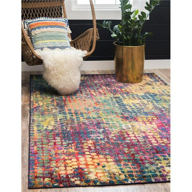 Unique Loom 3142236 8 x 10 Pi Bondi Tapis Rectangulaire Chromatique & 44; Multi Couleur