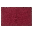 thumbnail image 2 of Home Weavers Bell Flower Collection Bathroom Rug 100% Cotton Tufted Bath Rugs, Soft Absorbent Bath Rugs, Non-Slip Bath Mats, Machine Washable, Bath Mats for Bathroom Floor, 24"x40" Rectangle, Red, 2 of 9