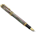 thumbnail image 6 of Xezo Xezo Maestro® 18K Gold Plated Fountain Pen (Medium Nib) - Tahitian Black Mother of Pearl, 6 of 10