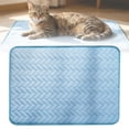 thumbnail image 2 of Dog Cooling Mat for Large Dogs, Denbek Breathable Self Cooling Crate Mat for Dogs & Cats, Portable Washable Pet Cooling Pad for Sofa, Bed, Floor, Car Travel 50*40cm, 2 of 8
