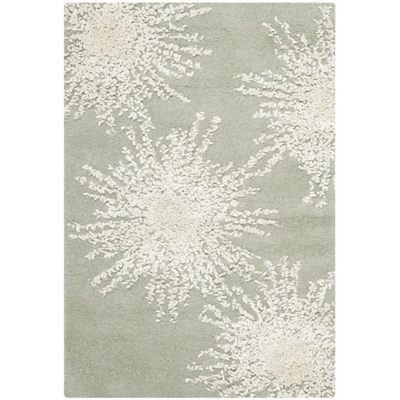 SAFAVIEH Soho Fiesta Geometric Area Rug, Grey/Ivory, 2'3" x 4'