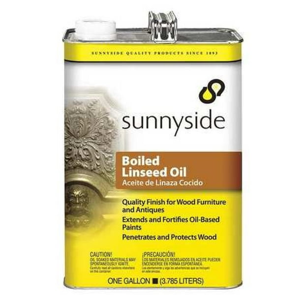 SUNNYSIDE 872G1S Boiled Linseed Oil,1 gal.,Solvent