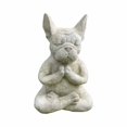 thumbnail image 1 of Estatua de perro de meditación Buda Tranquilidad y paz, perfecta para tu jardín de hadas., 1 of 5