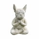 thumbnail image 1 of Estatua de Perro de Meditación Buda Tranquilidad y paz, perfecta para tu jardín de hadas., 1 of 5
