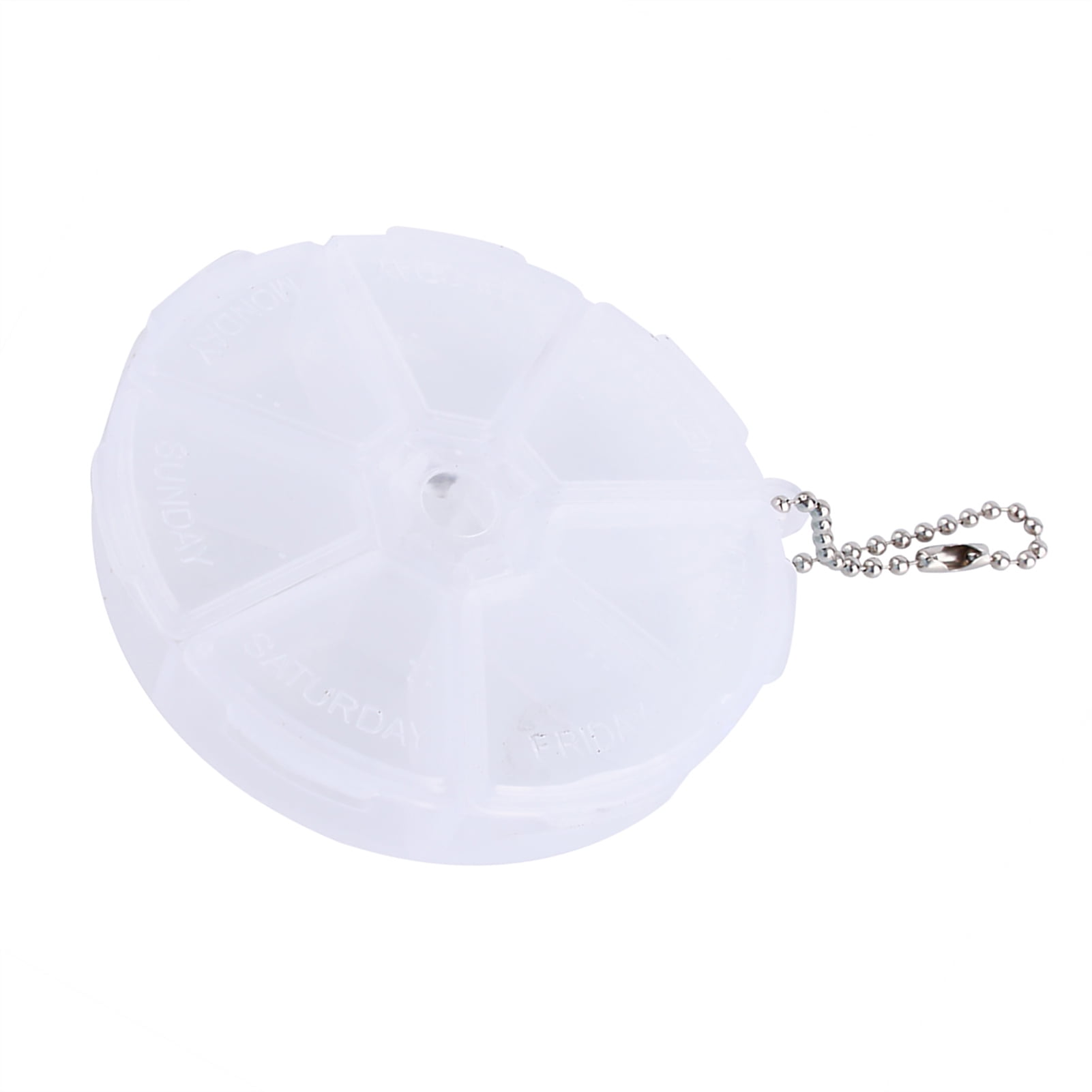 Pills Case,Mini 7 Days Weekly Pills Organizer Portable Pills Case Smooth Operation