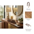 thumbnail image 6 of Decorative Wooden Beads Garland for Home Decor and Bathroom - Accent for Office, Room and Living Room Styling - Shelf and Coffee Table Decor Display Statement for Layered Surfaces - 1", Brown, 6 of 13