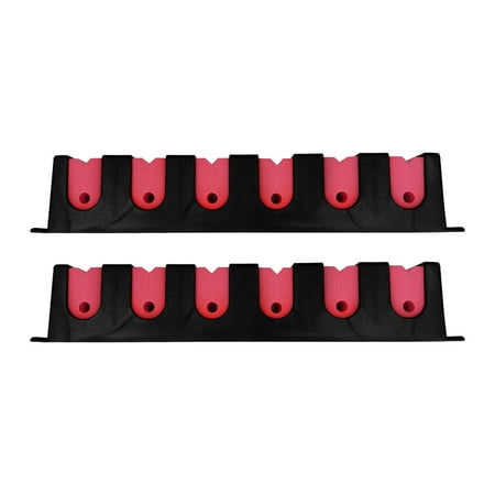 Colaxi Horizontal Fishing Rod Holders Wall Mounted Fishing Rod Rack Organizer Fishing Pole Display Stand Rod Storage Racks for