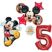 The Ultimate Mickey Mouse 5th Birthday Party Supplies and Balloon Decorations