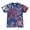 Union Jack, variant on Colortone Tie Dye T-shirts Patriotic Colors Men Adult S to 5XL Cotton 100%