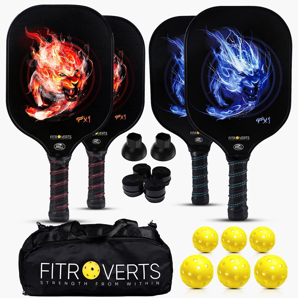 Usapa Approved Pickleball Paddle Set 4 Pickleball Paddles 6